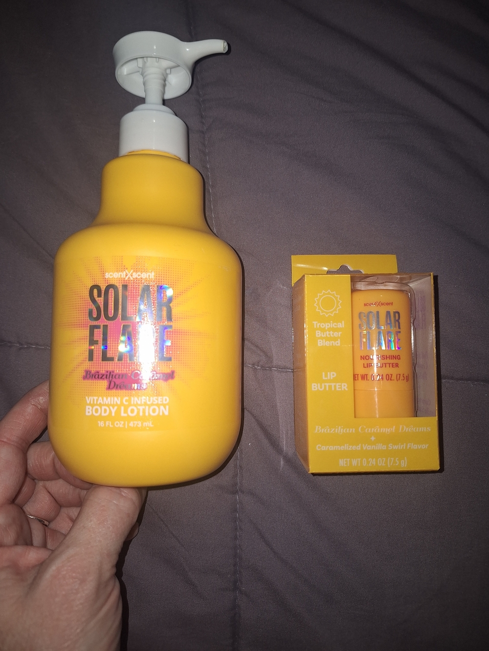 Solar Flare Vitamin C Body Lotion & Lip Butter - Yellow